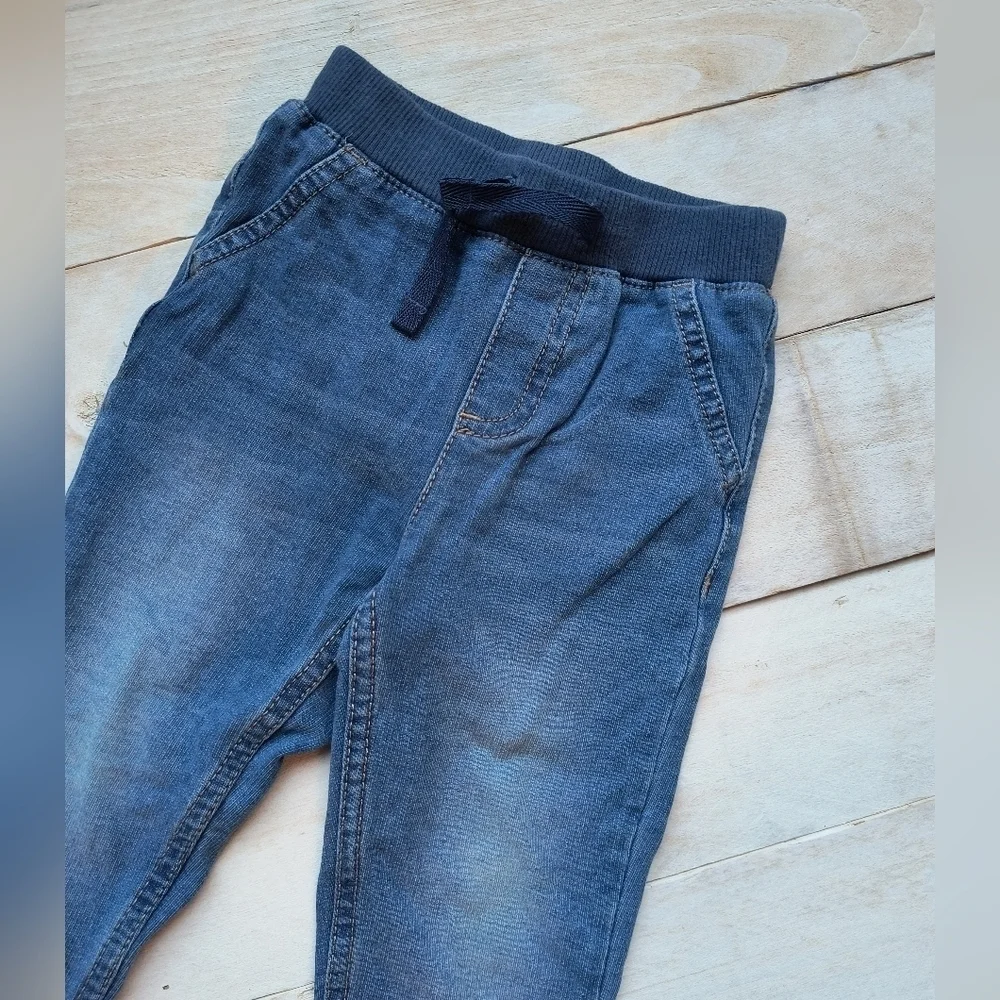 Okie Dokie Baby Boy Denim Stretchy Jeans Blue Size 18 Months